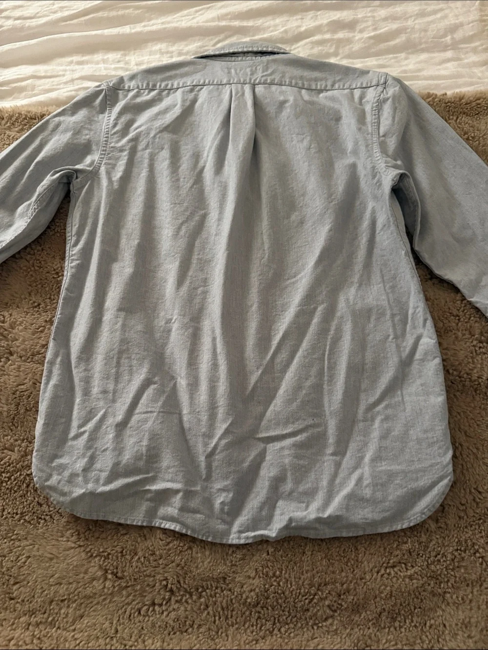 Banana Republic Light grayMen’s Button-Down Shirt